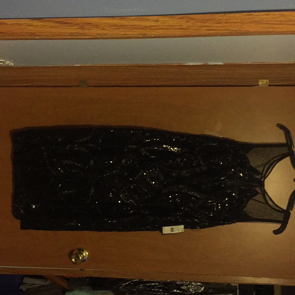 Adrianna Papell dress.